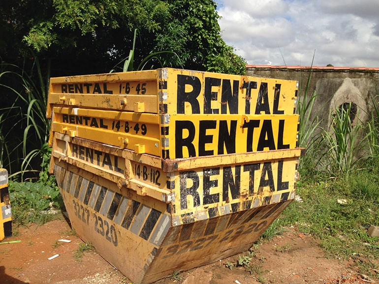 cacamba de entulho, remocao de entulho em sorocaba