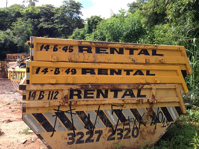 cacamba de entulho, remocao de entulho em sorocaba